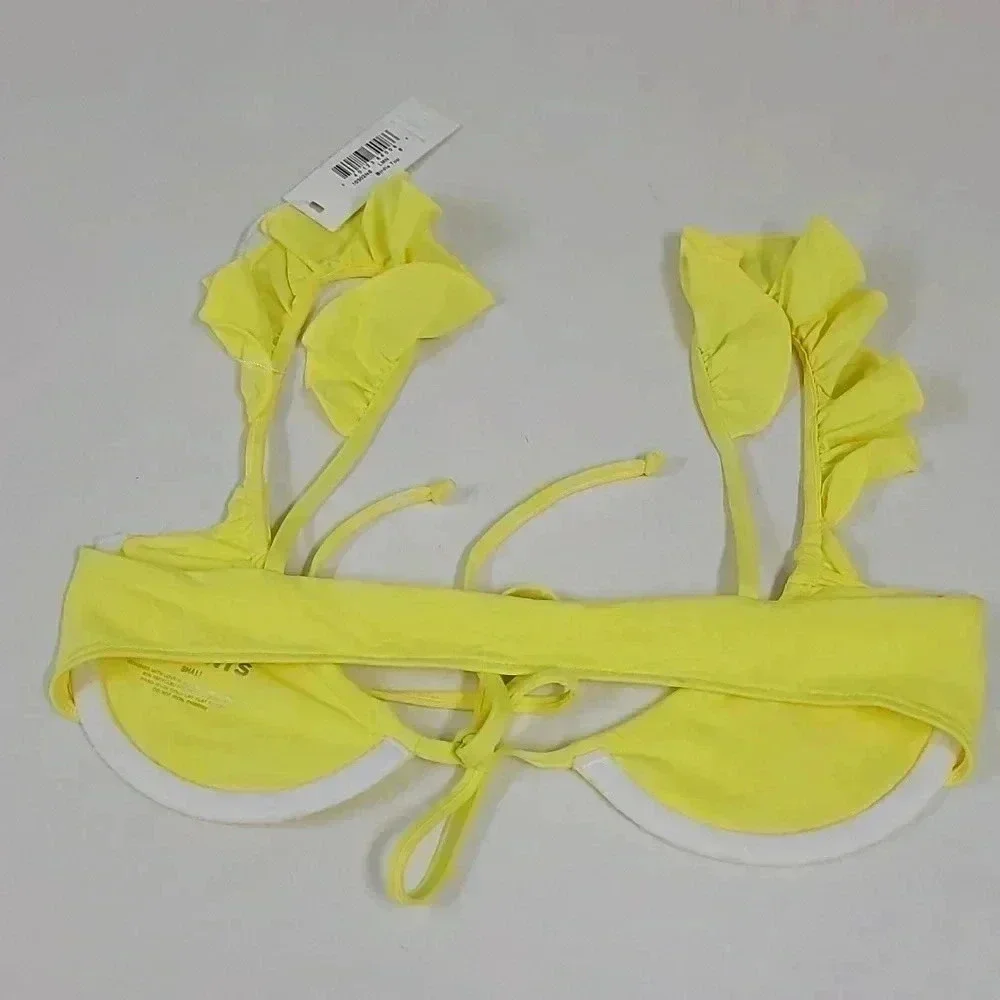 NWT FRANKIES BIKINIS Birdie Top